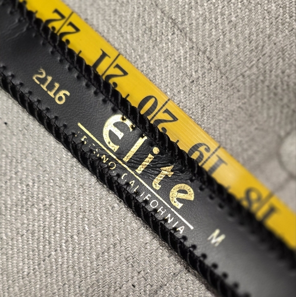 Elegant Black and Gold Women's Belt - Picture 5 of 5